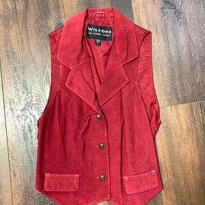 Vintage suede vest … by Wilson’s